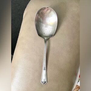 *VINTAGE* 1924 R.C.C.O. Bouquet Vendome Pattern - Silver Plate Serving Spoon